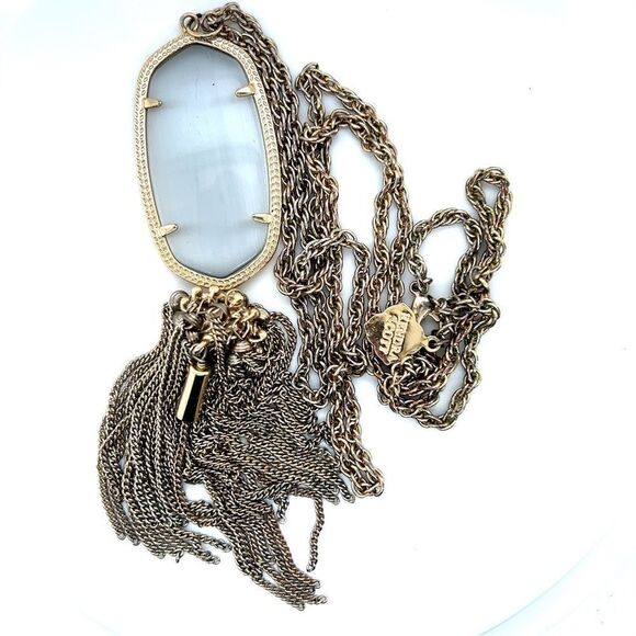 Kendra Scott Gray Necklace - Picture 2 of 4